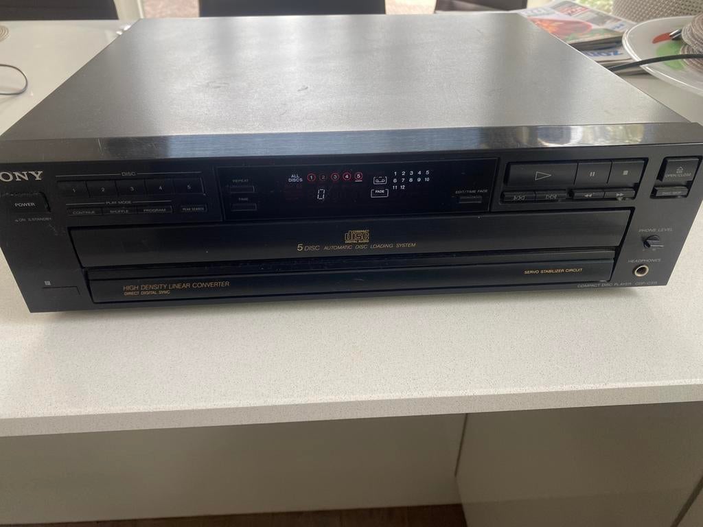 Sony cd wisselaat, Audio, Tv en Foto, Cd-spelers, Ophalen, Zo goed als nieuw, Sony, Wisselaar