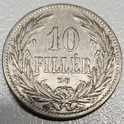 Hongrie : 10 Filler 1894 KM #482 Ref 16913, Enlèvement ou Envoi, Hongrie, Monnaie en vrac