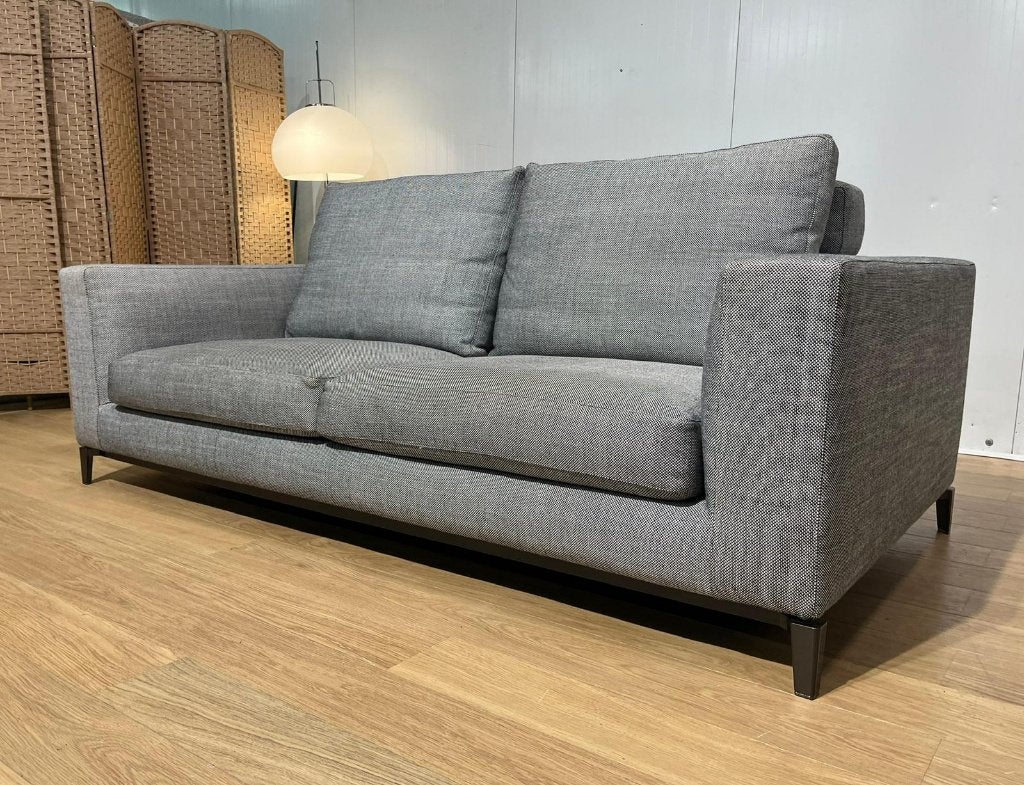NIEUWSTAAT Minotti Andersen 2.5-Zits NP €8500, 100 tot 125 cm, Tweepersoons, Ophalen of Verzenden, Zo goed als nieuw