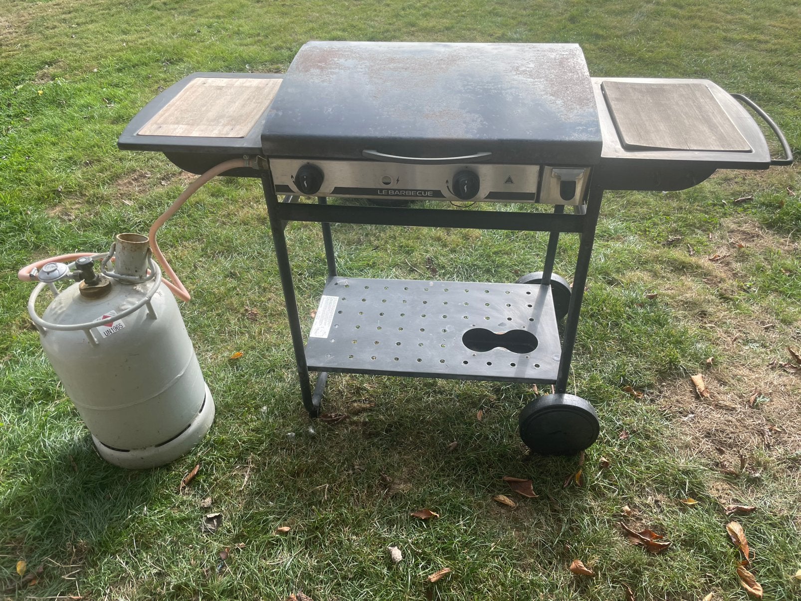 Barbecue met gasgrill voor buiten, Tuin en Terras, Ophalen, Gebruikt, Gas, Vrijstaand