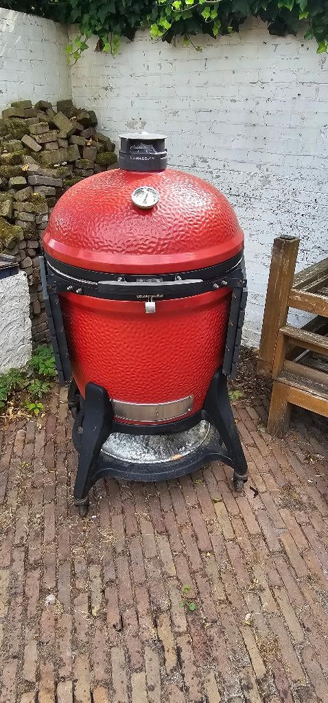 Kamado joe big joe 3, Jardin & Terrasse, Barbecues au charbon de bois, Utilisé, Avec accessoires, Enlèvement