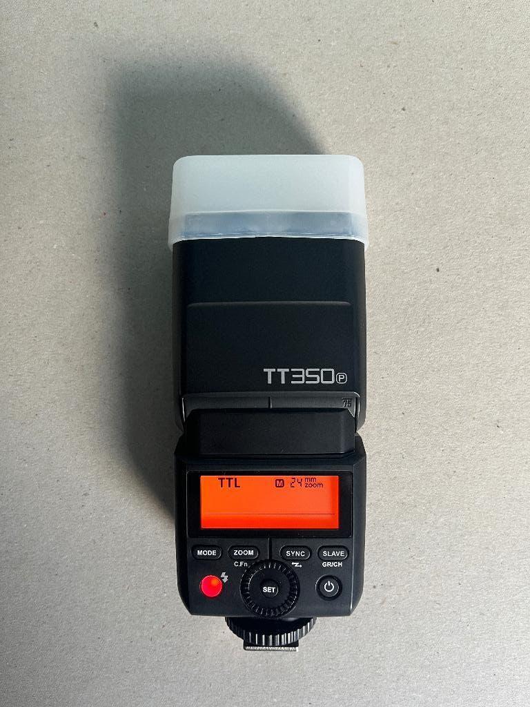 Flash Godox TT350 P, Ophalen
