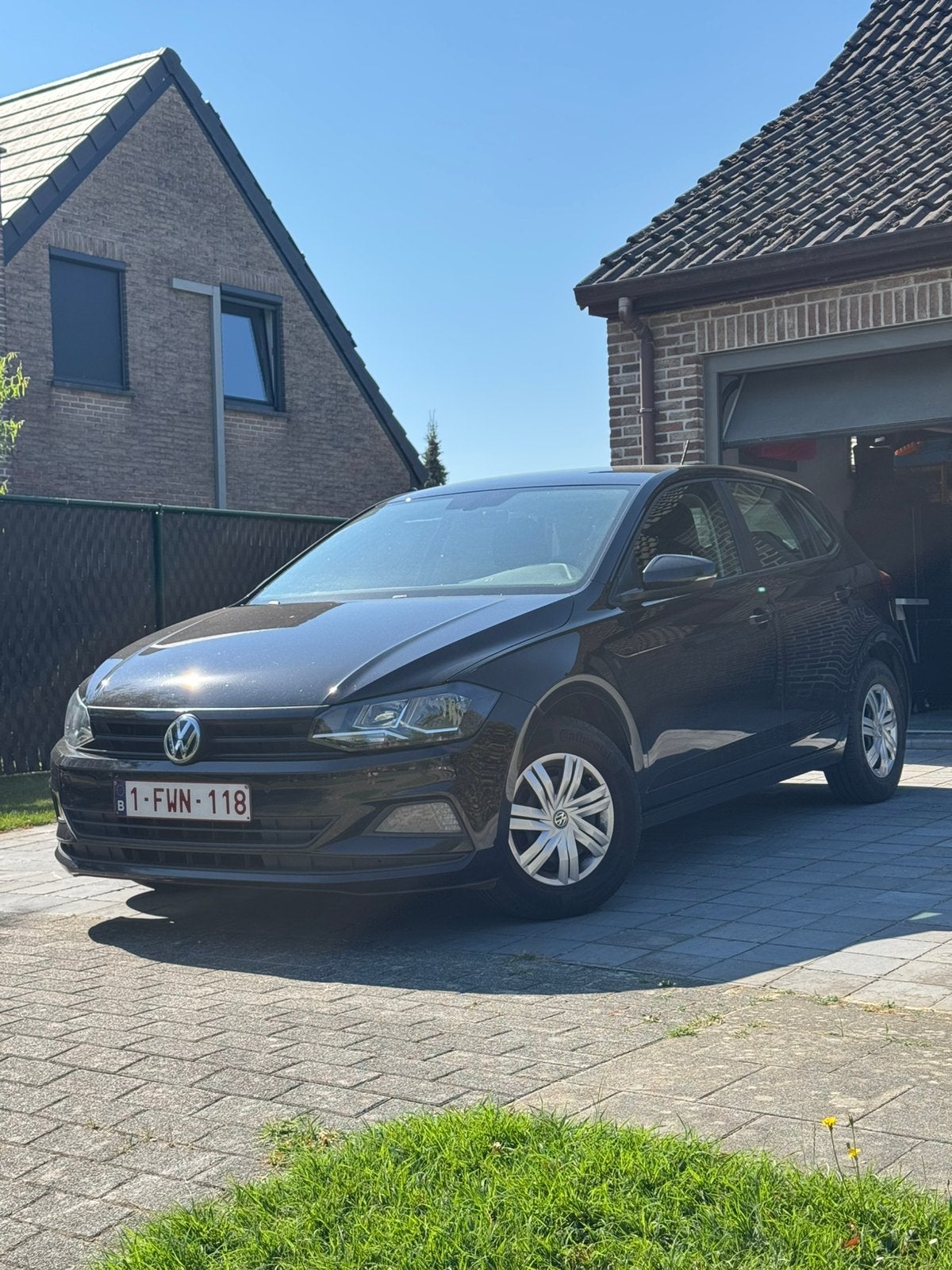 VW Polo 1.0 Trendline - eerste eigenaar, Auto's, Zwart, Particulier, Dealer onderhouden, Airconditioning