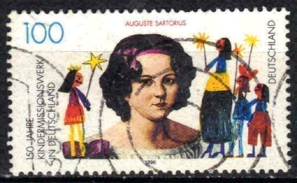 Duitsland 1996 - Yvert 1666 - Missiewerken voor kindere (ST), Verzenden, Gestempeld