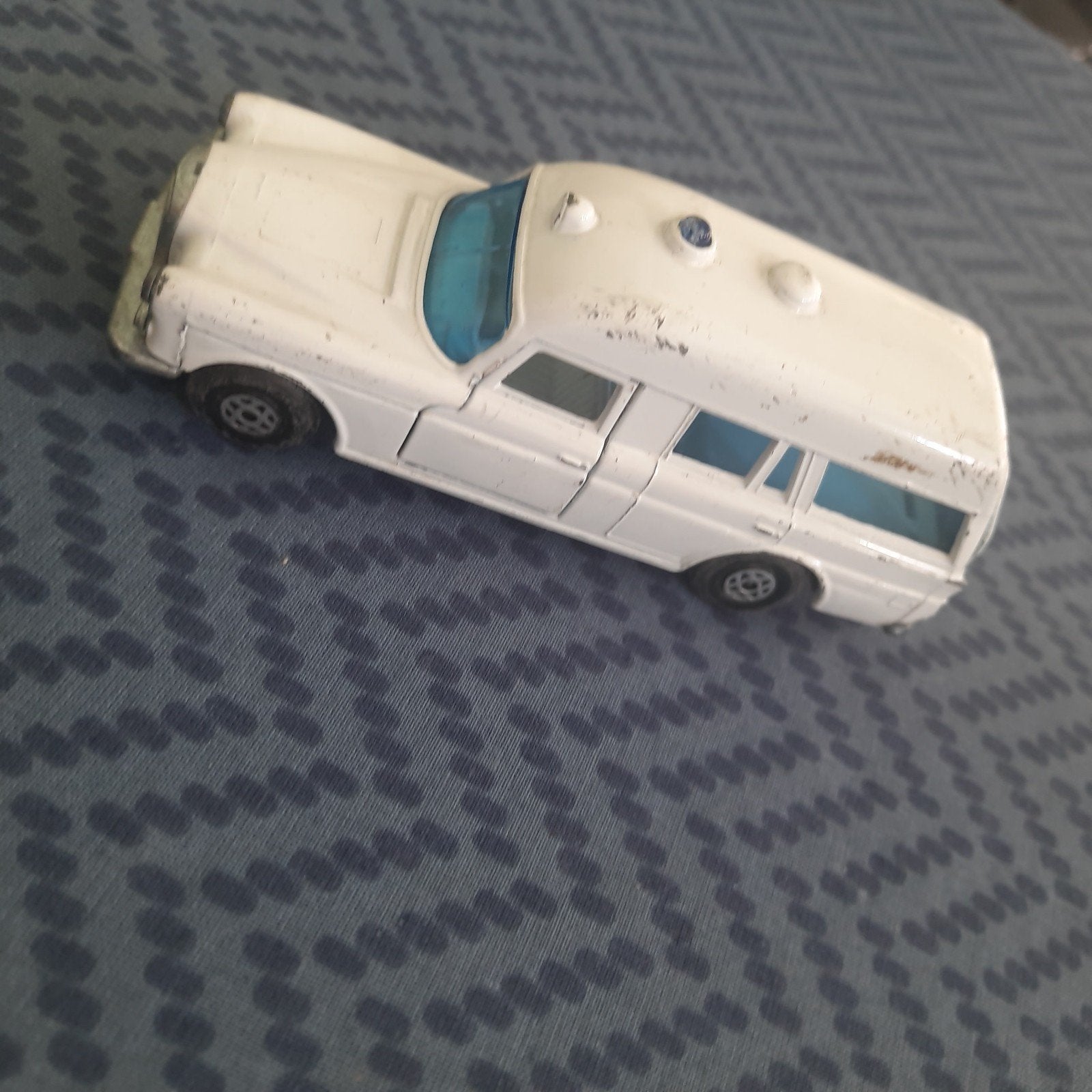 MATCHBOX SPEEDKINGS UK nr.K-26:MERCEDES BINZ AMBUL.*VINTAGE*, Ophalen, Gebruikt, Auto, Matchbox