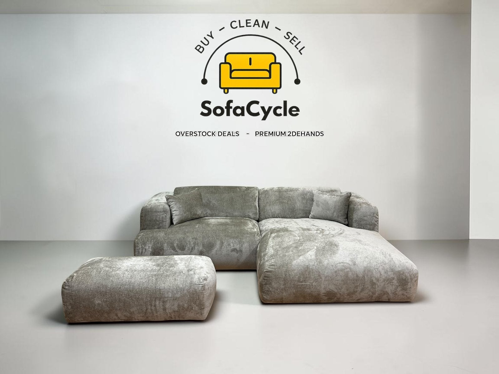 Nieuwe Japandi Hoekzetel - Levering aan huis / SofaCycle, Huis en Inrichting, Ophalen of Verzenden, SofaCycle, Info@sofacycle.be