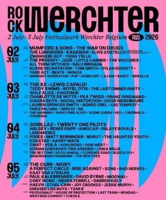 2 Rock Werchter tickets zondag 05/07 uitverkocht, Tickets en Kaartjes, Twee personen