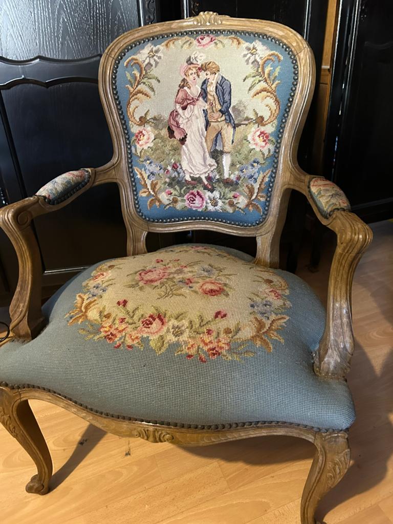 Antieke louis XV stoel, Antiek en Kunst, Ophalen