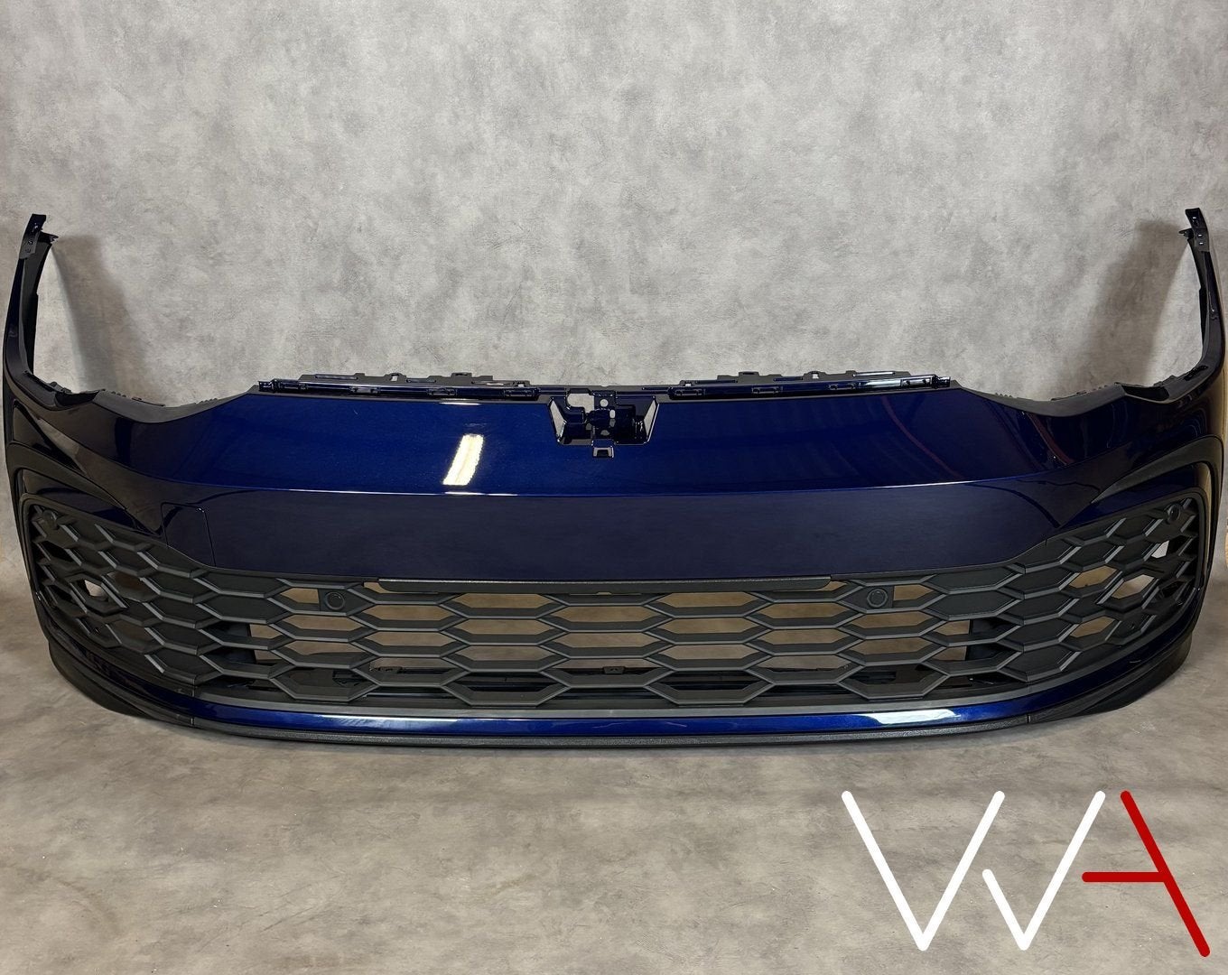 Volkswagen Golf 8 GTI voorbumper Atlantic Blue BTW OEM, Auto-onderdelen, Carrosserie, Bumper, Volkswagen, Voor, Gebruikt, Ophalen of Verzenden
