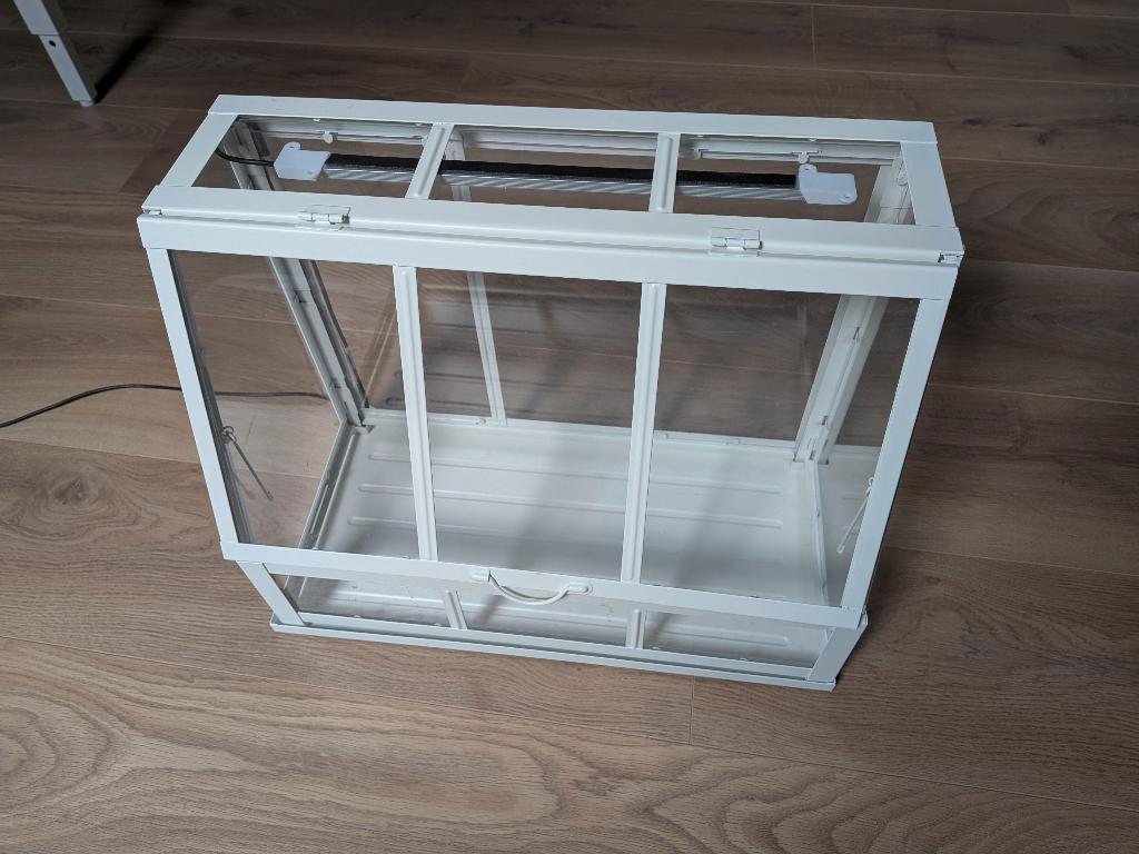 Kas voor binnen/buiten/wit, Ophalen, Polycarbonaat, Kweekkas, Zo goed als nieuw