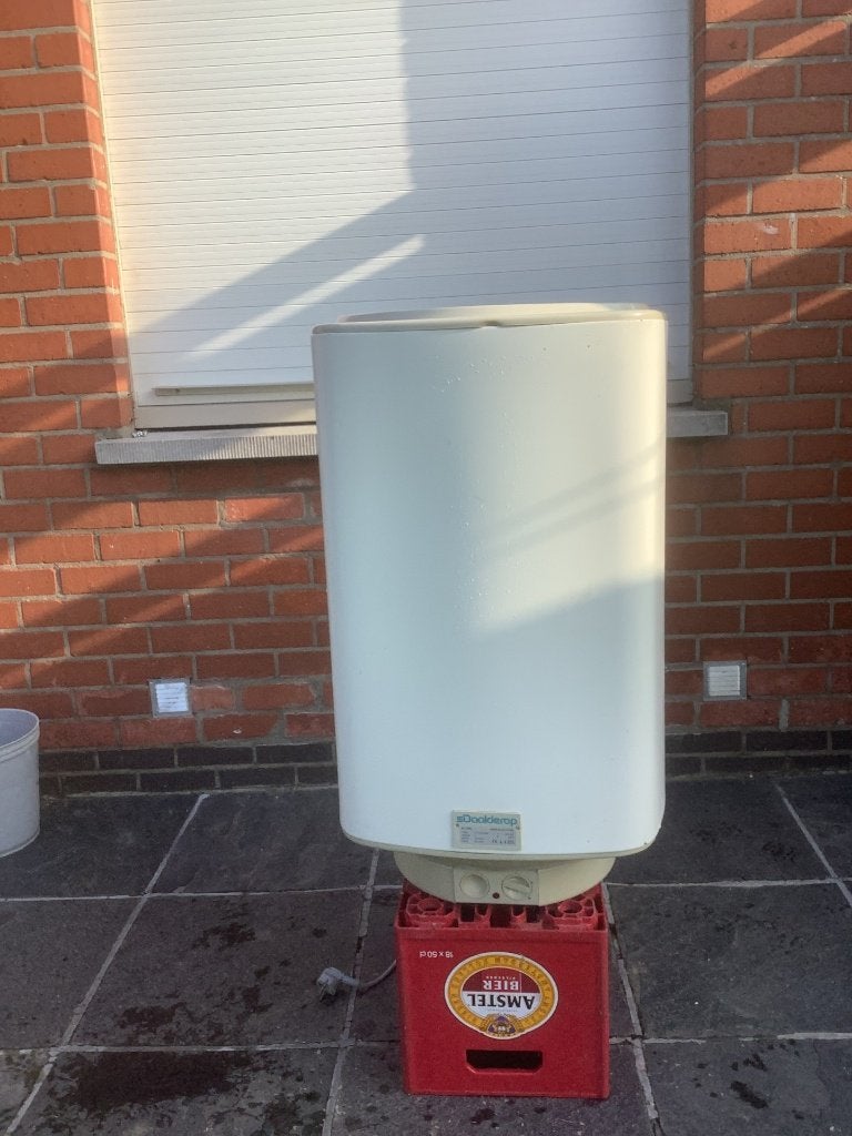 Elektrische boiler Daalderop 80 liter, Ophalen, Gebruikt, 20 tot 100 liter, Terugslagbeveiliging (TTB)