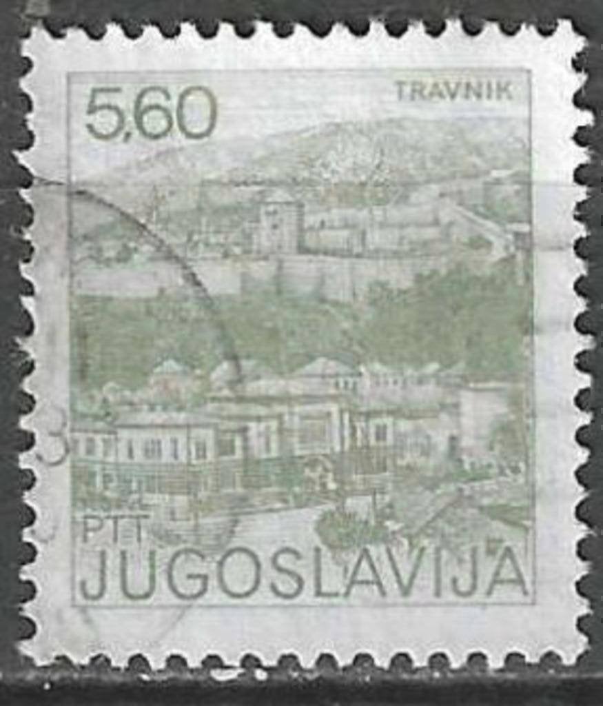Joegoslavie 1981 - Yvert 1765 - Travnik (ST), Postzegels en Munten, Postzegels | Europa | Overig, Verzenden, Gestempeld