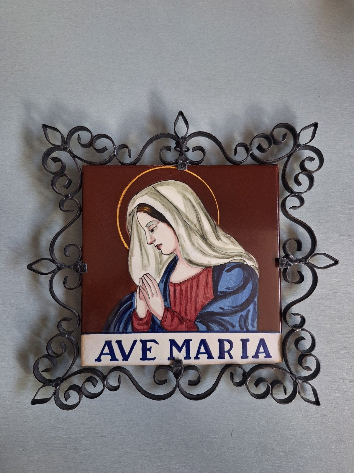 Wandtegel AVE MARIA, Ophalen of Verzenden