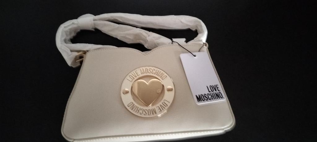 Schoudertas Moschino NIEUW, Ophalen of Verzenden, Nieuw, Beige, Schoudertasje