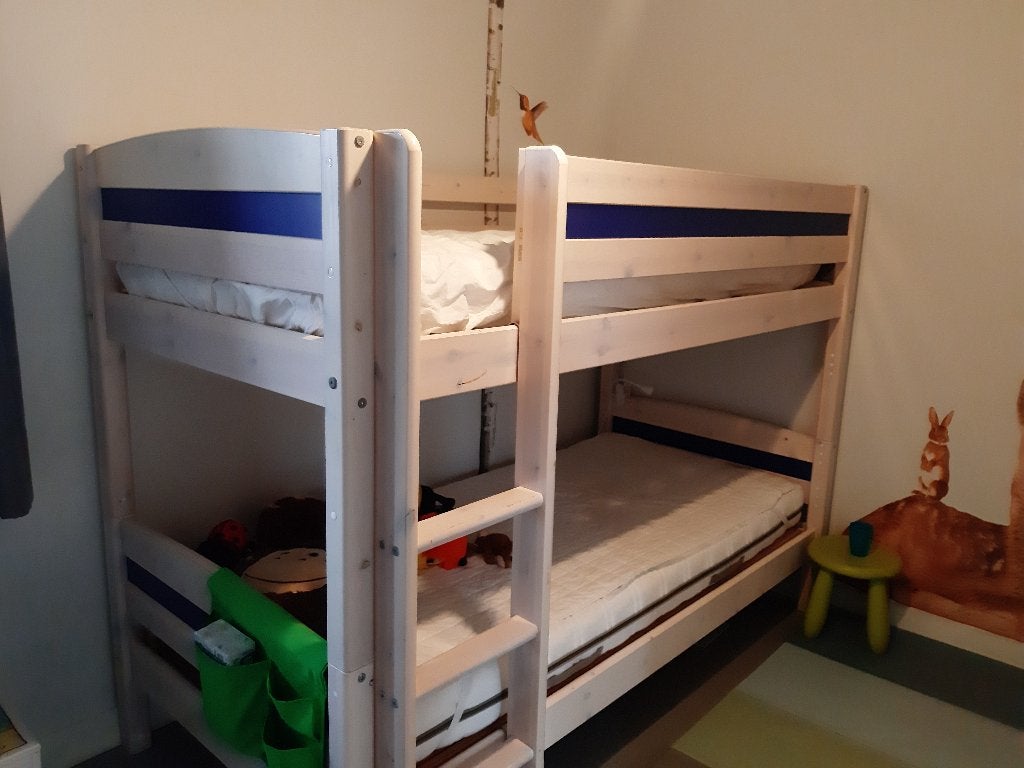 stabelbed, hoogslaper of 2 enkel bedden van FLEXA, Ophalen, Gebruikt, Hoogslaper