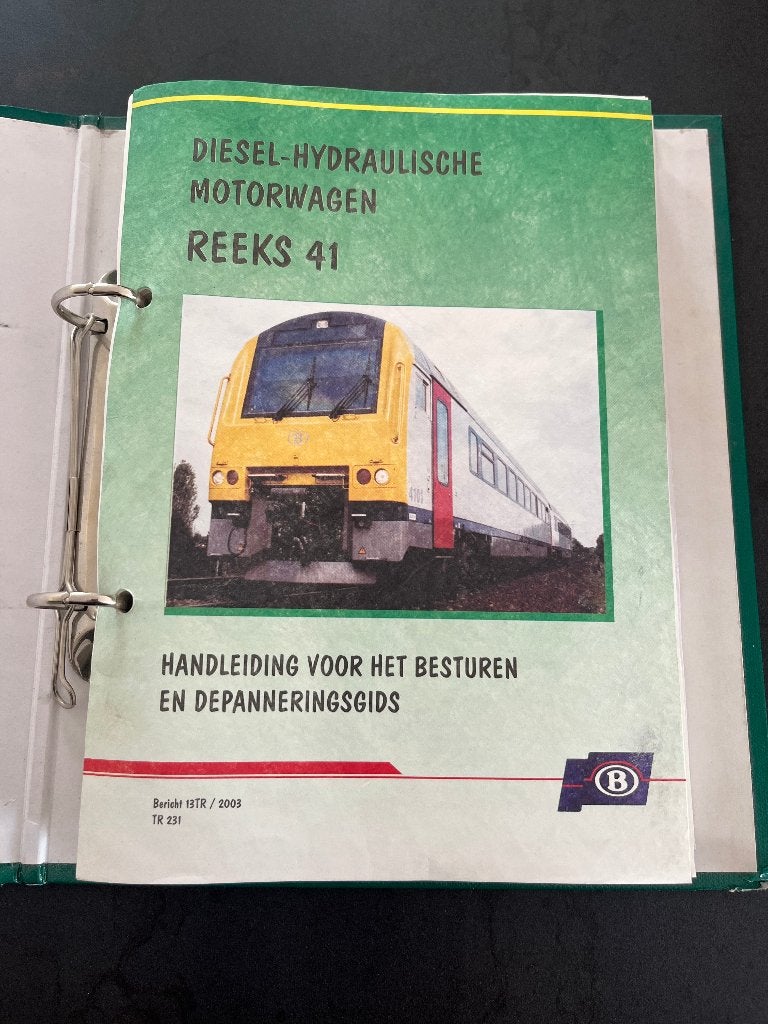 Handleiding voor besturen en depannering MW 41 (NMBS/SNCB), Ophalen of Verzenden, Gelezen, Trein