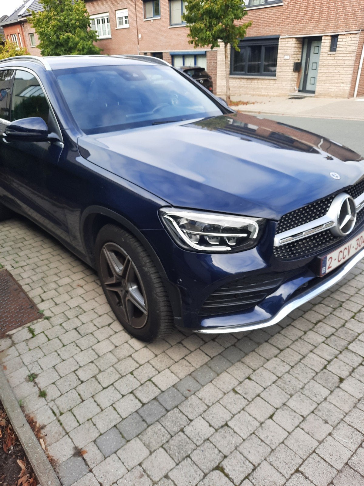 Mercedes GLC 200 cdi 4x4, Dealer onderhouden, Euro 6, Blauw, Leder