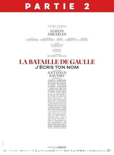 2 Places de cinéma La Bataille de Gaulle: J'écris ton nom, Tickets & Billets, Places de cinéma