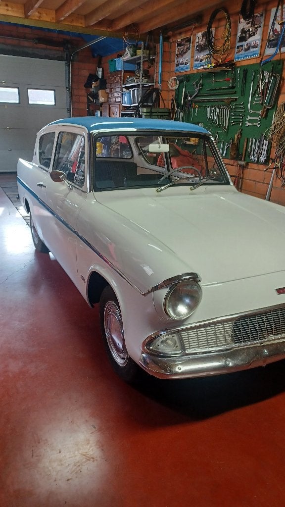 Ford Anglia, Achat, Boîte manuelle, Bleu, 2 portes