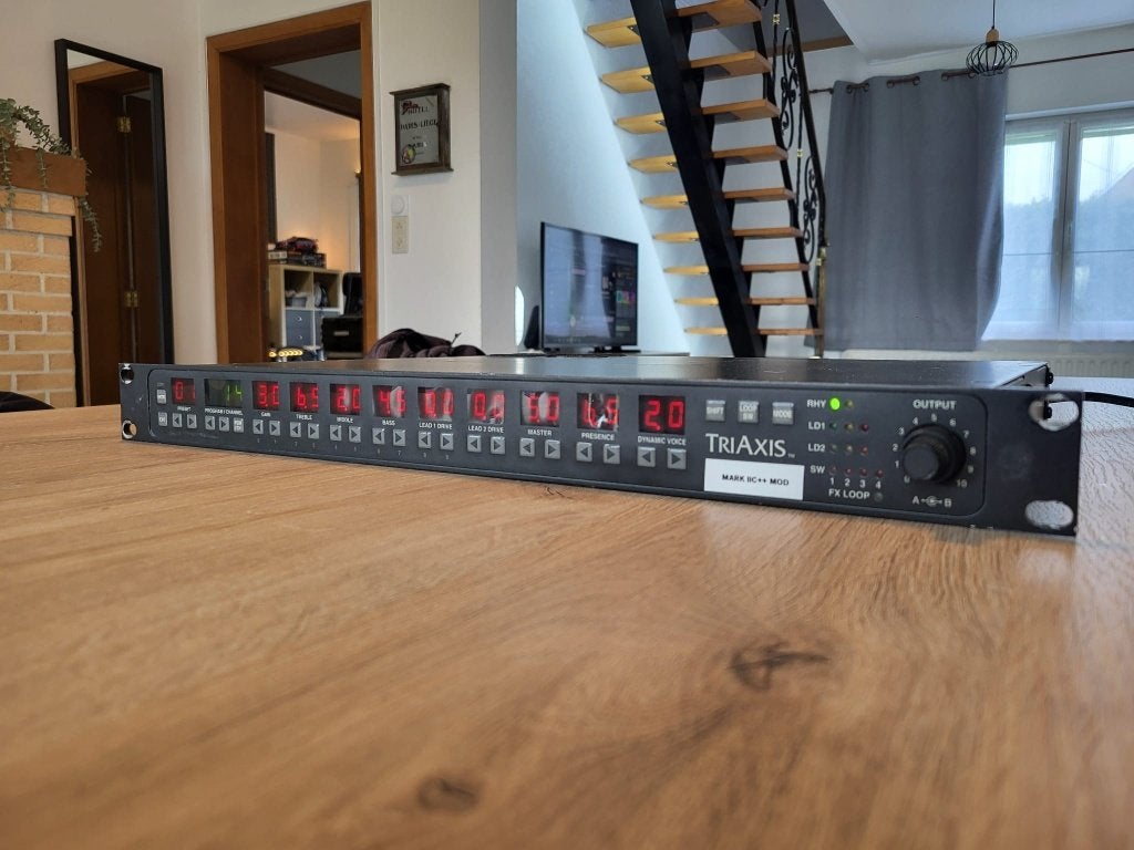 Mesa boogie triaxis modded, Musique & Instruments, Amplis | Basse & Guitare, Utilisé, Guitare, 100 watts ou plus, Enlèvement