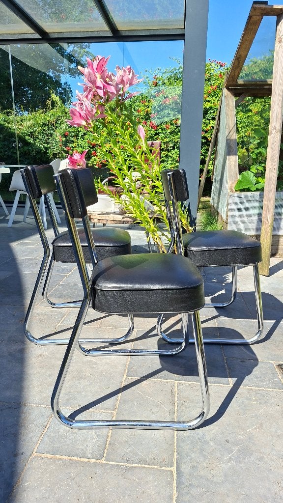 3 chaises de style Bauhaus, Trois, Enlèvement, Utilisé, Bauhaus stijl