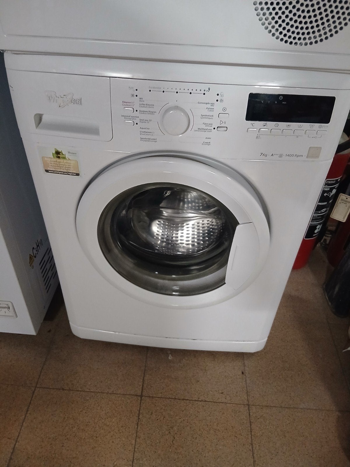 Whirlpool WHI 7VU40 wasmachine, Elektronische apparatuur, Ophalen