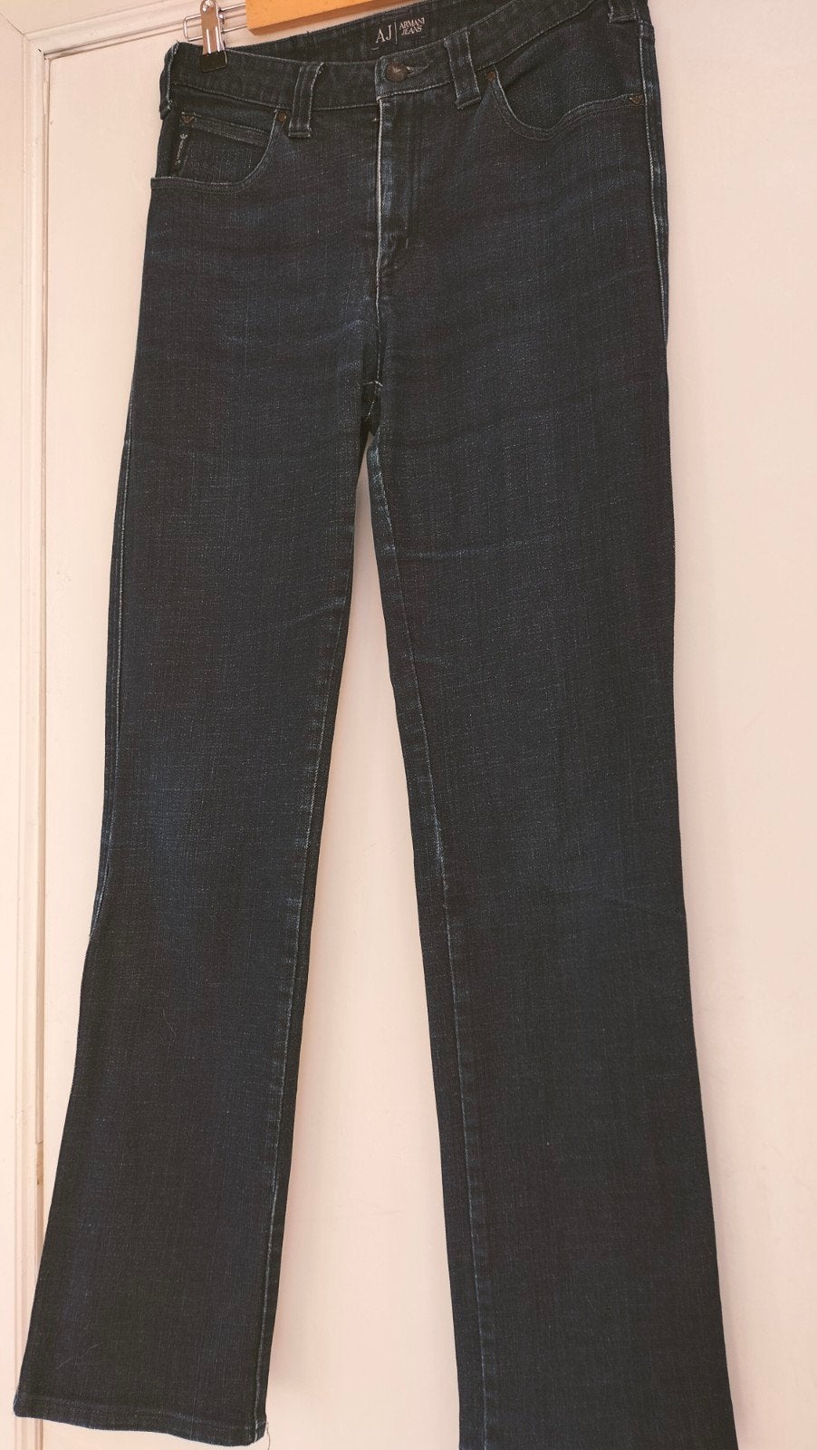 Armani, rechte donkerblauwe jeans 30, Kleding | Dames, Ophalen of Verzenden