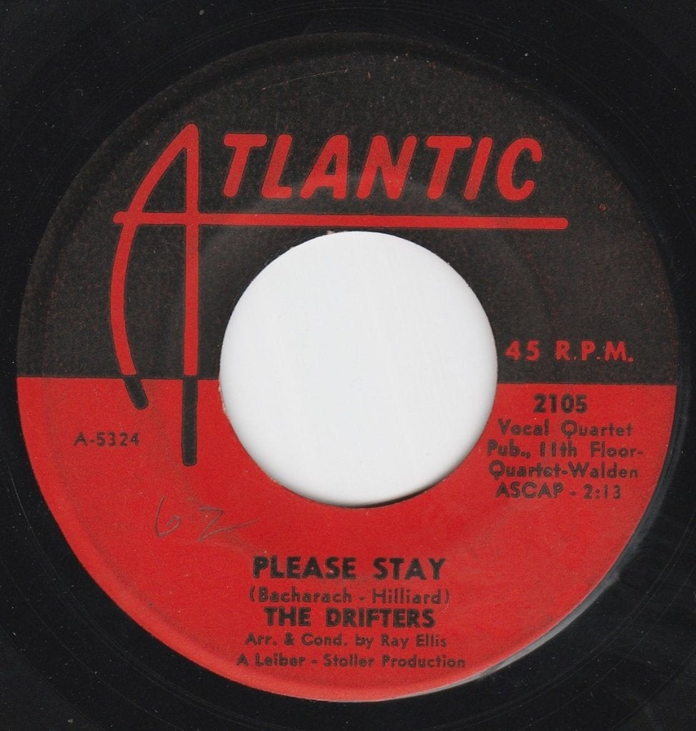 The Drifters/Blijf alsjeblieft * Oldies, Ball*, Gebruikt, 7 inch, Soul, Overige typen