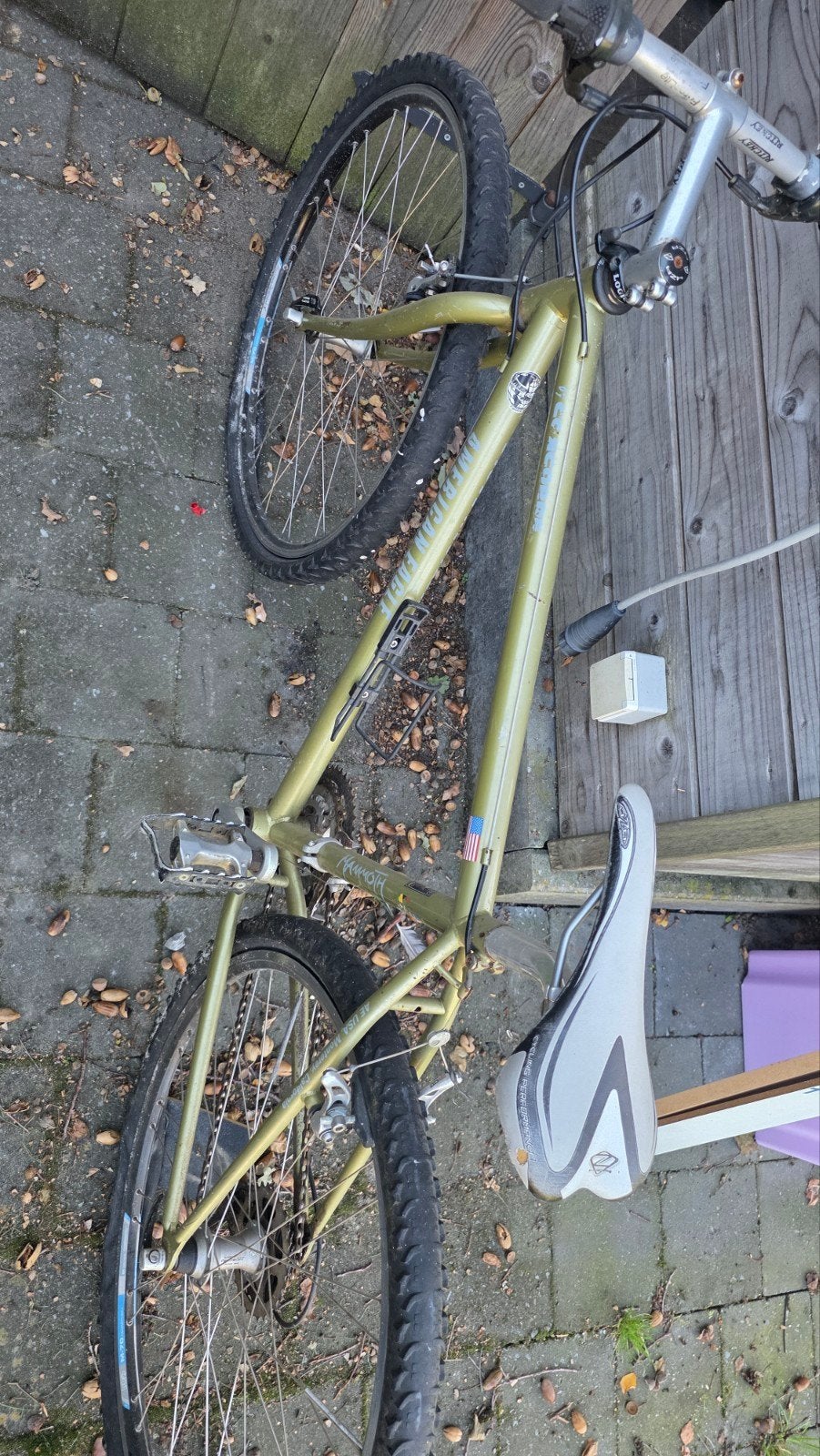 fiets mountainbike, Ophalen