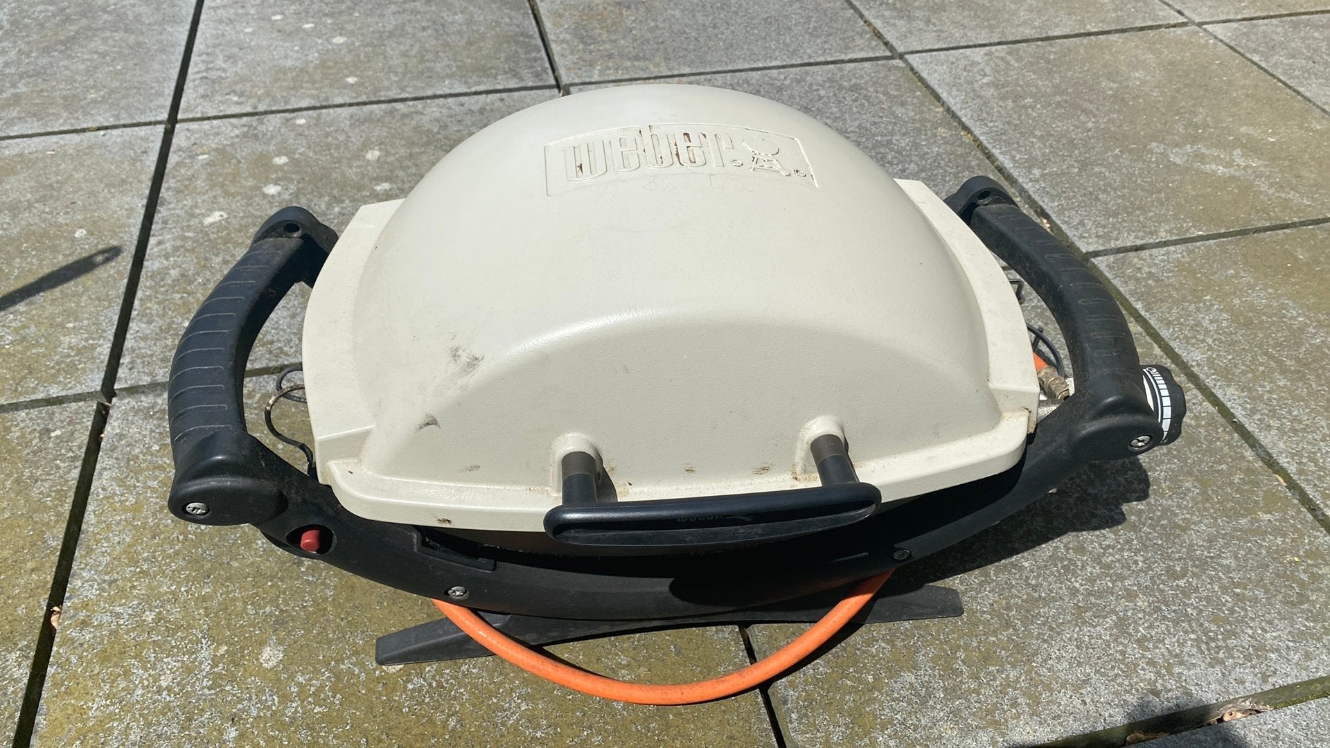 Gasbarbecue Weber tafelmodel, Ophalen, Gebruikt