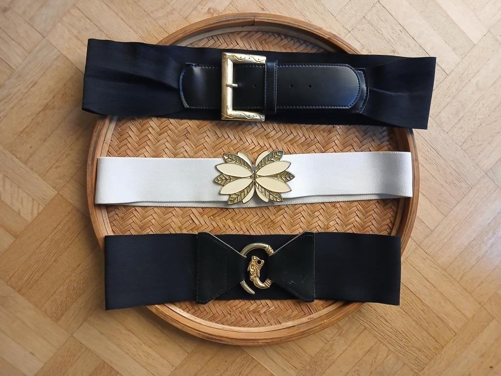 Ceintures élastiques - Tour de taille 76 72 68  cm, Enlèvement, Porté, Ceinture, 5 cm ou plus