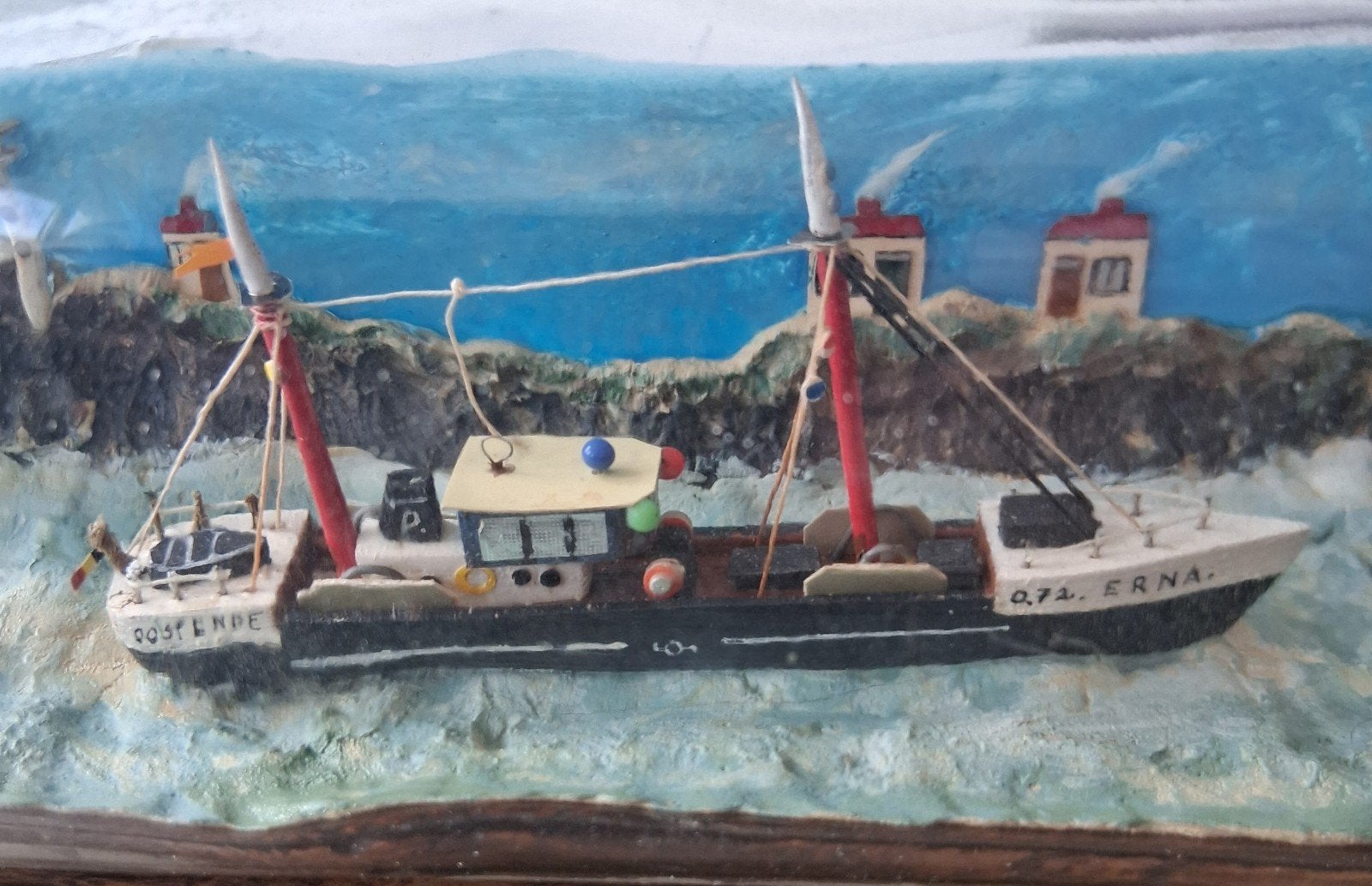 maquette op fles, Verzamelen, Ophalen, Gebruikt, Motorboot of Zeilboot, Schaalmodel