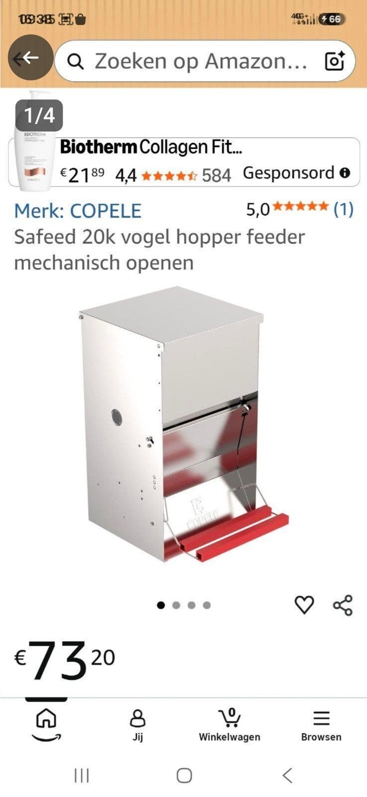 ANTI-RAT TRAPVOEDERBAK voor KIPPEN, Ophalen of Verzenden, Nieuw