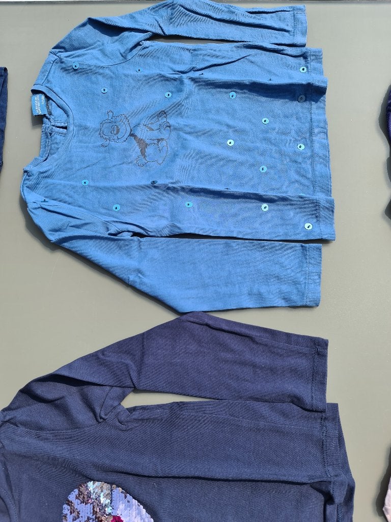 blauwe pull, trui, longsleeve, met samson, Samson,110, Kinderen en Baby's, Kinderkleding | Maat 110, Ophalen, Zo goed als nieuw