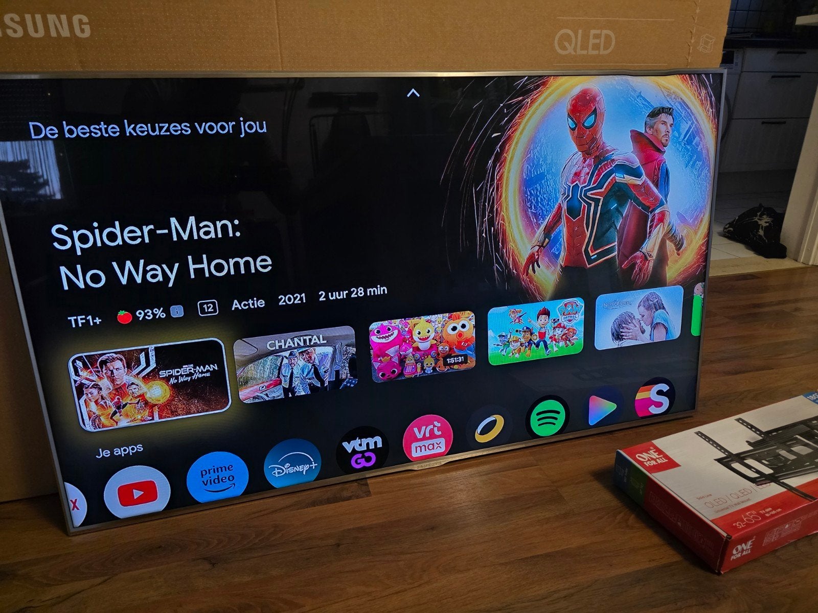 Samsung 55" smart TV 4K, Audio, Tv en Foto, Ophalen of Verzenden, Samsung, Smart TV