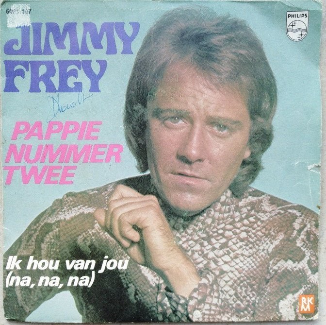 Jimmy Frey: "Ik hou van jou (na, na, na)"/Jimmy Frey-SETJE!, Pochette photo, Enlèvement ou Envoi