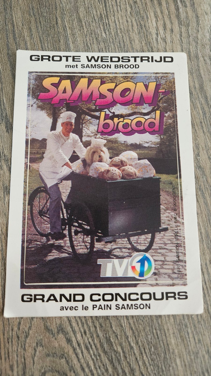 samson en gert wedstrijd promotie kaart, Verzamelen, Ophalen of Verzenden
