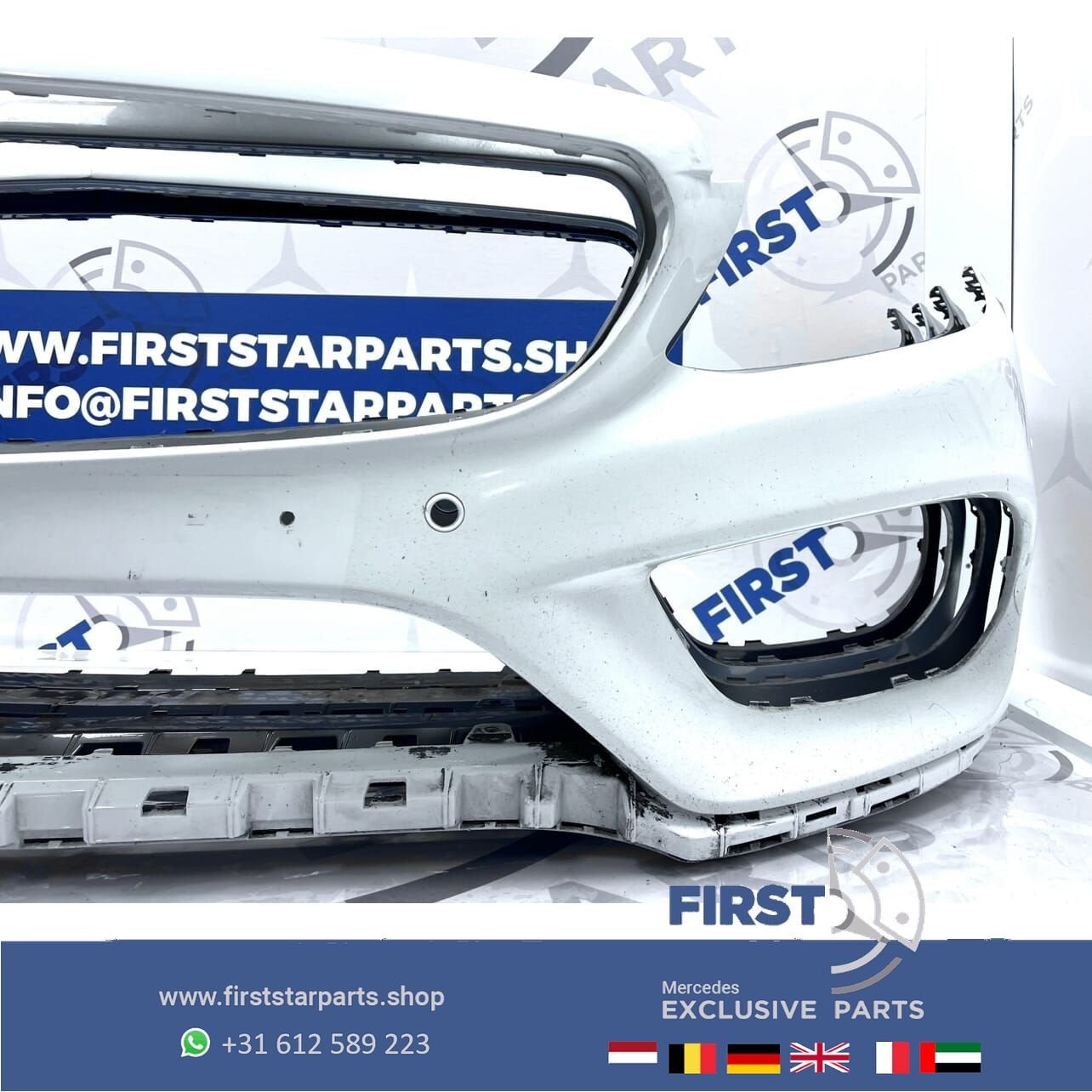 W205 C205 AMG BUMPER C KLASSE VOORBUMPER 2014-2017 A20588509, Utilisé, -, Avant, -