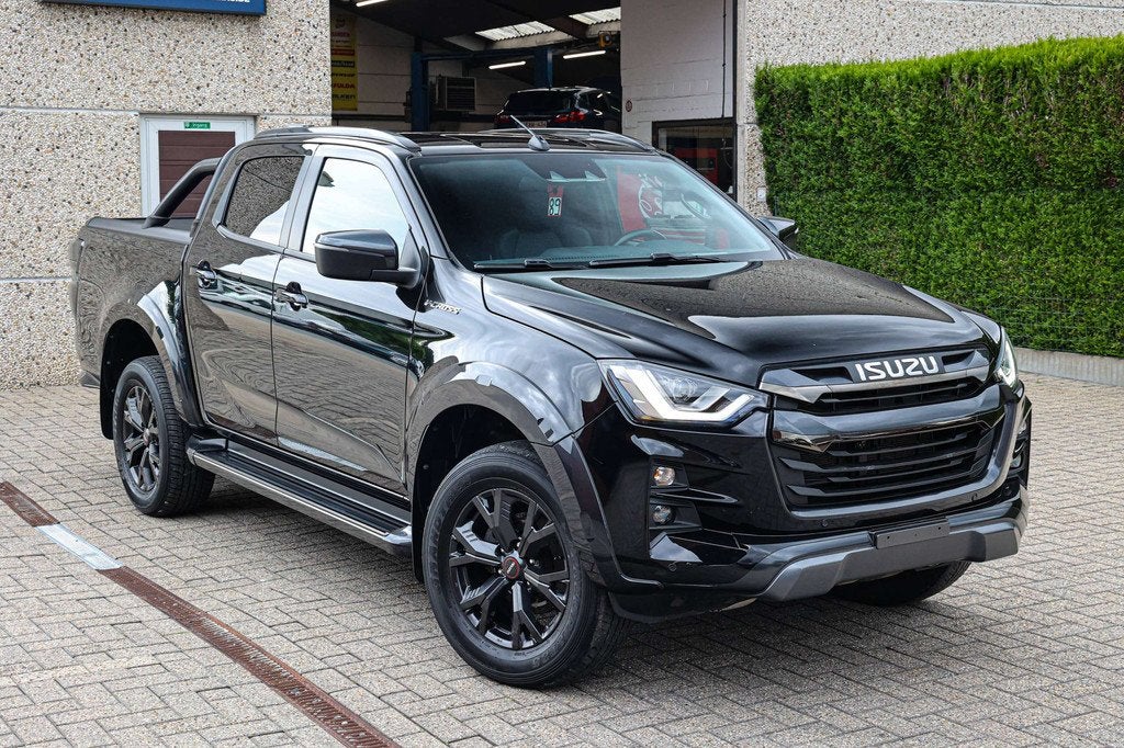 Isuzu D-max V-CROSS-UITVOERING*AUTOMAAT*BTW-WAGEN*TREKHAAK-3, Auto's, Automaat, Gebruikt, 4 cilinders, Zwart