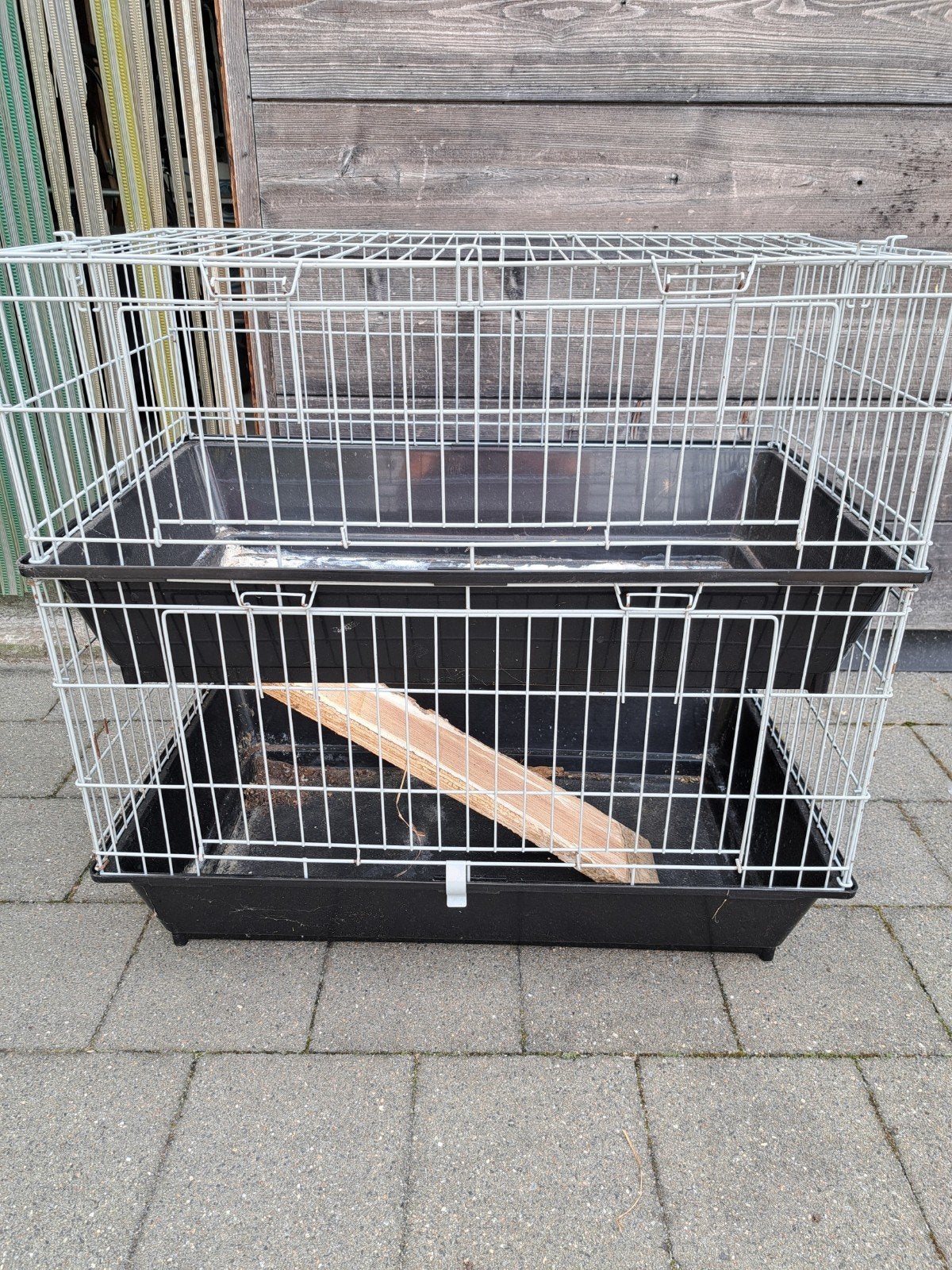 dubbele cavia kooi., Dieren en Toebehoren, Ophalen, Gebruikt, Minder dan 75 cm, Minder dan 65 cm