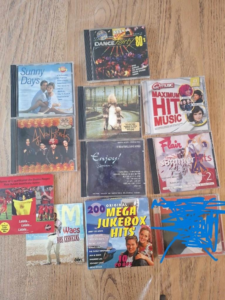 10 CD's pop & rock, Cd's en Dvd's, Cd's | Pop, Zo goed als nieuw, Ophalen of Verzenden