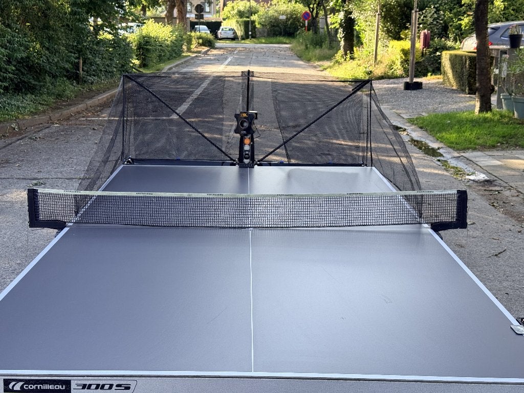 Tafeltennisrobot S6-PRO met Opvangnet (Topstaat), Sport en Fitness, Tafeltennis, Ophalen, Zo goed als nieuw, Overige typen, Inklapbaar