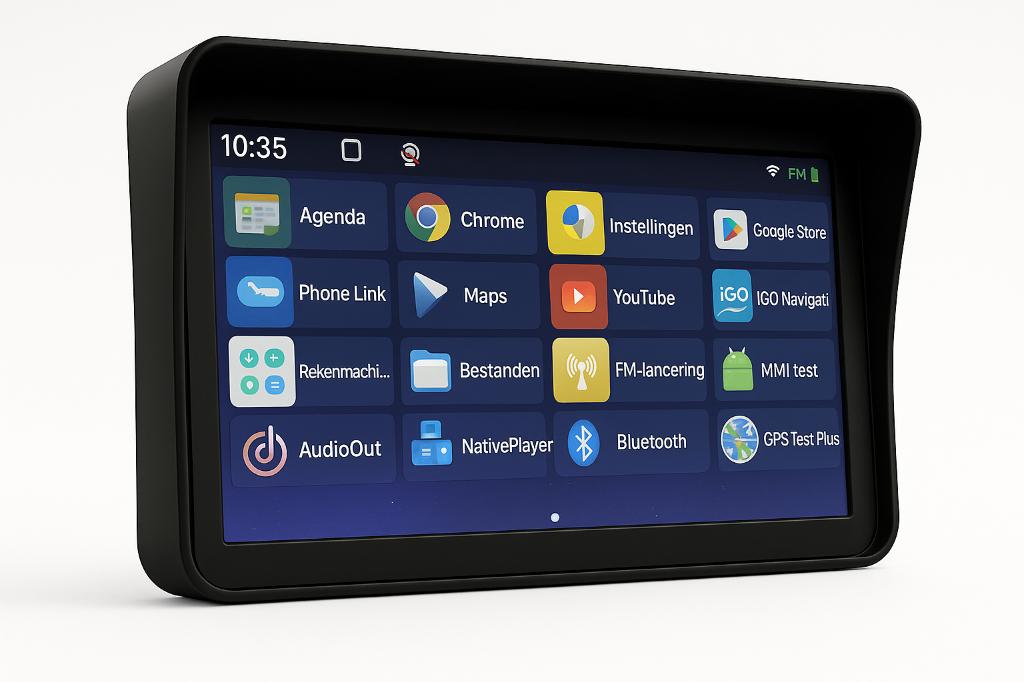 9 inch Android Auto-Apple Carplay Tablet GPS Navigatie - TMC, Info@drktech.be, Oosterwennel 35 Genk, Nieuw, Ophalen of Verzenden