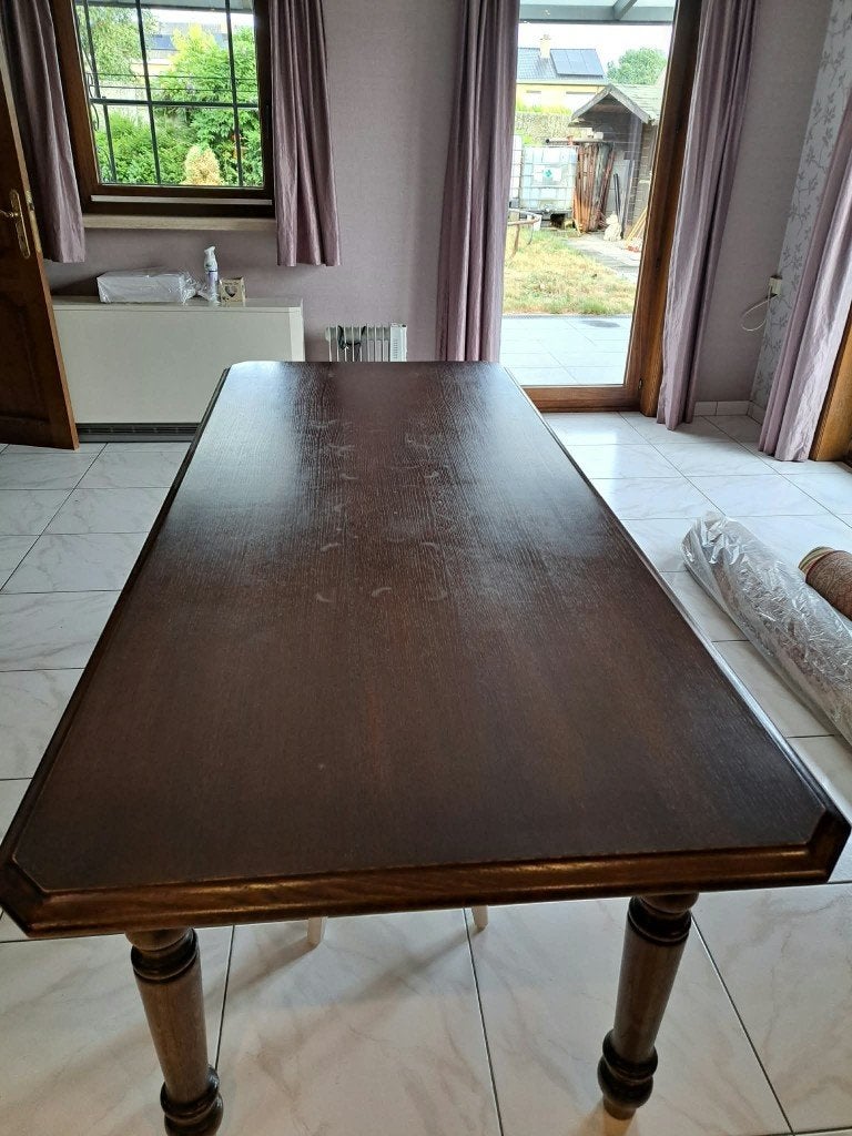 Tafel eikenhout, Ophalen