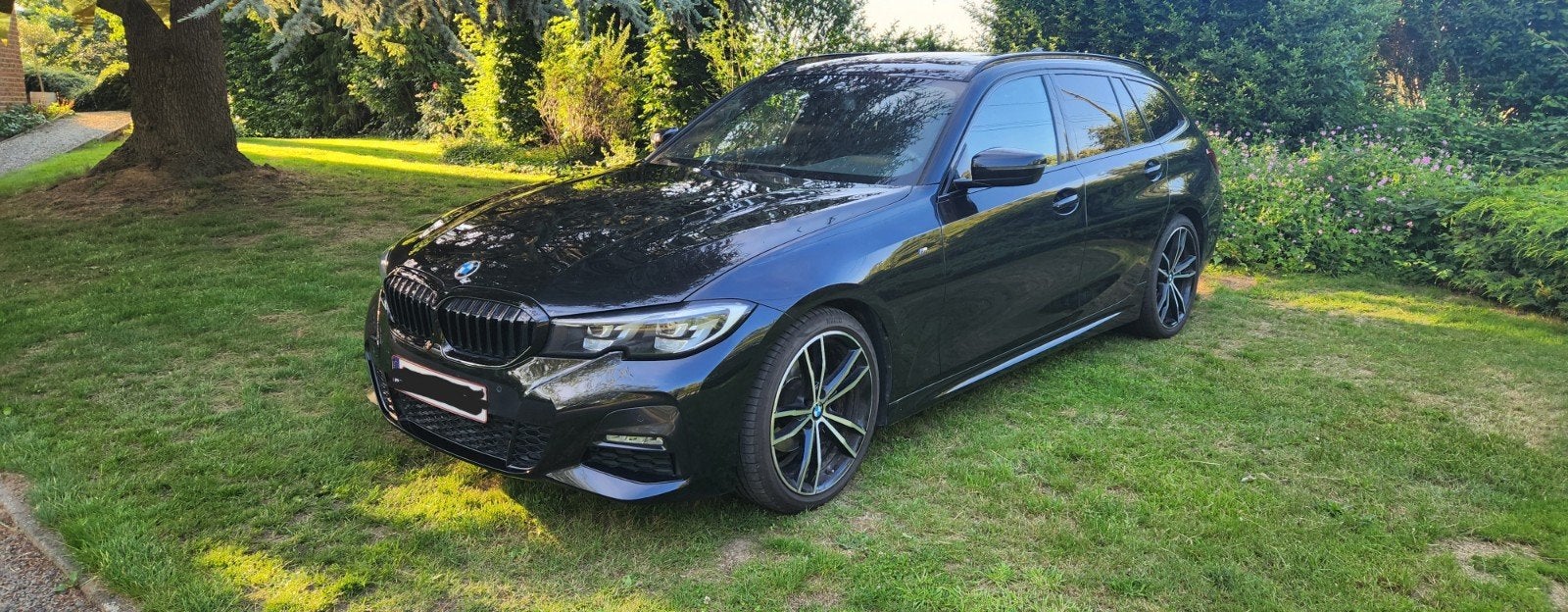 BMW 320 - Benzine - automaat, Auto's, Automaat, Achterwielaandrijving, Zwart, 20 cc