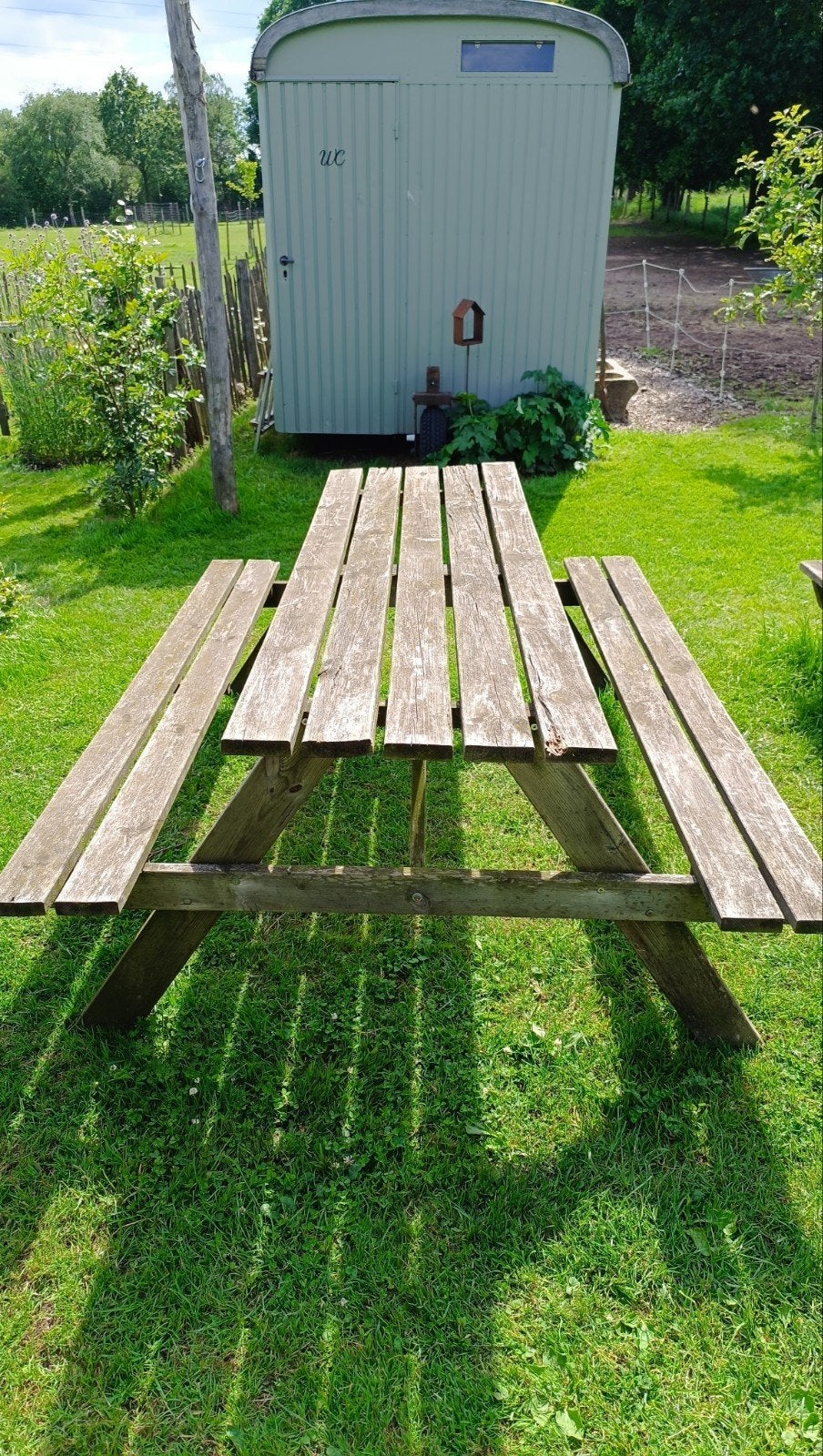 Picknickbank voor 6 personen, Ophalen
