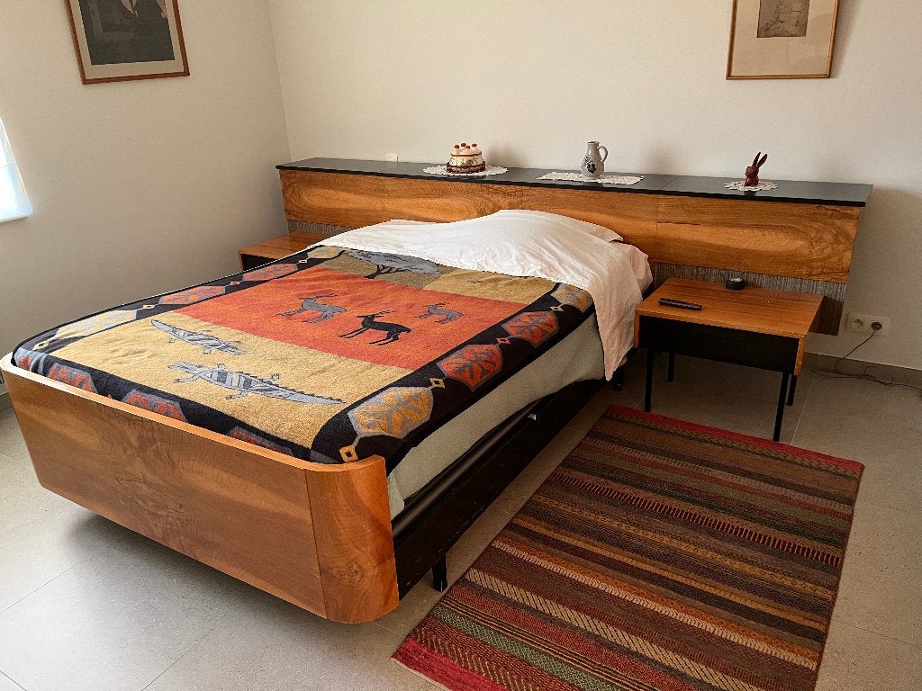 Vintage slaapkamer compleet, Huis en Inrichting, Slaapkamer | Complete slaapkamers, Gebruikt, Tweepersoons, Ophalen