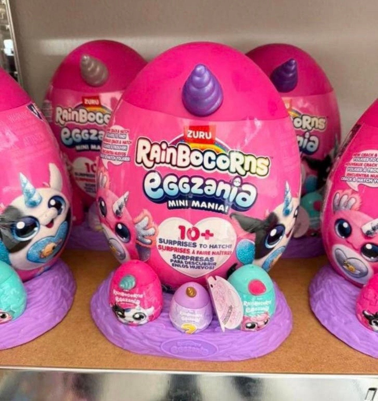 ZURU Rainbocorns Eggzania Mania 23cm Verrassingsei knuffel, Ophalen of Verzenden, Nieuw, Overige typen