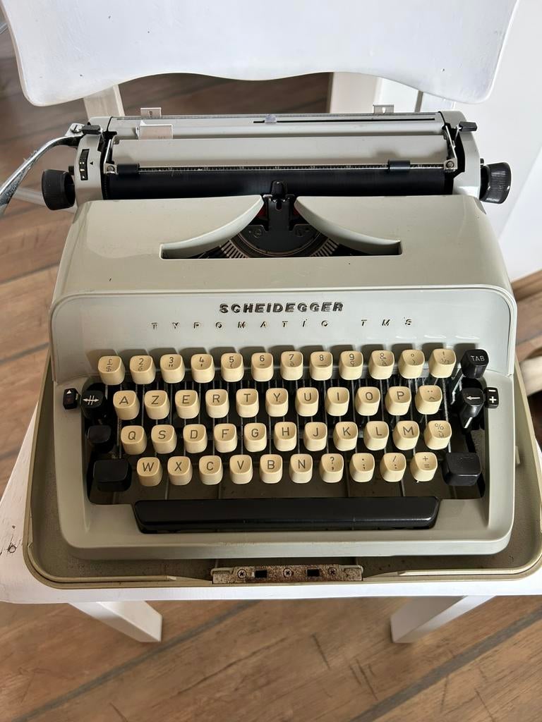 Scheidegger typemachine, Ophalen, Gebruikt