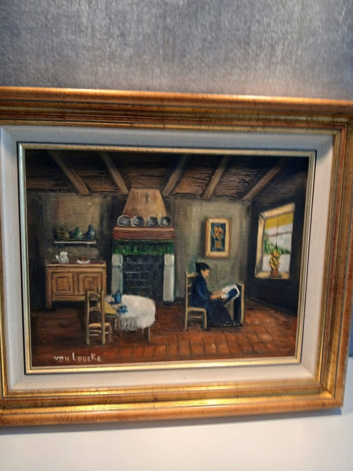 Schilderij Van Loocke, Ophalen